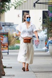 Elizabeth Olsen - Heading to Alfred Coffee in LA 09/08/2020