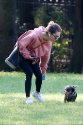 Emilia Clarke - Walking Her Dog in London 09/14/2020