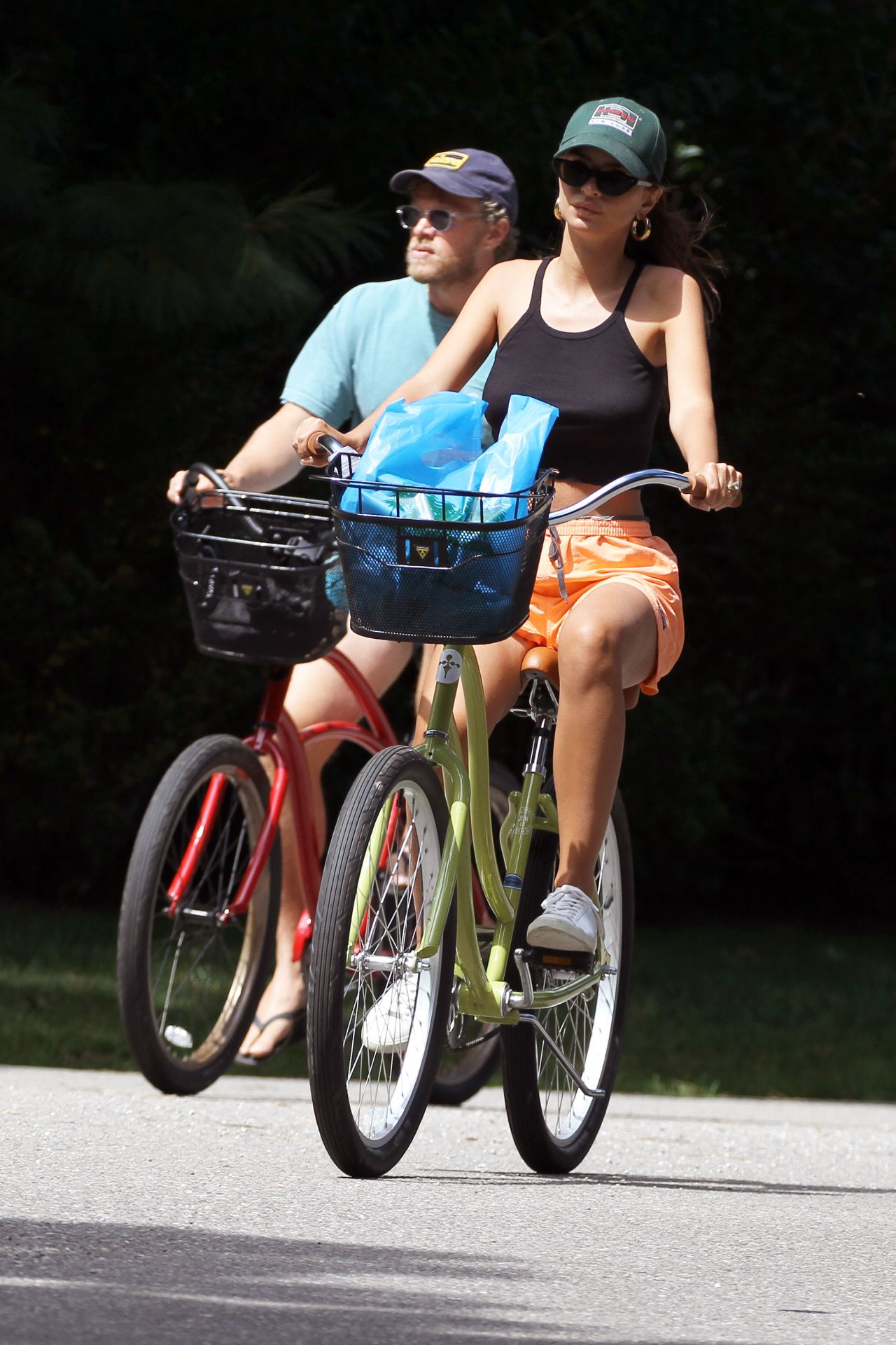 Emily Ratajkowski - Bike Ride in the Hamptons 08/30/2020 • CelebMafia