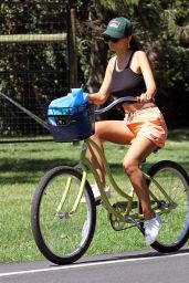 Emily Ratajkowski - Bike Ride in the Hamptons 08/30/2020
