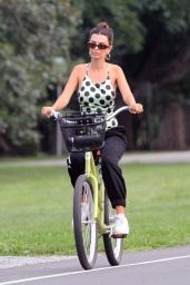 Emily Ratajkowski - Riding Her Bike in The Hamptons 09/03/2020