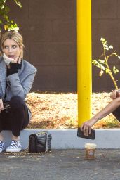 Emma Roberts and Kristen Stewart - Out in LA 08/30/2020