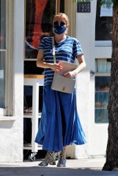 Emma Roberts - Shopping for Flowers in Los Feliz 09/25/2020