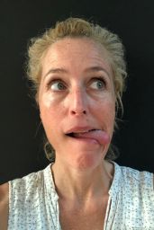 Gillian Anderson - Selfies For Her 52th Birthday