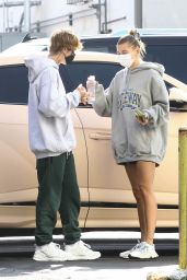 Hailey Bieber and Justin Bieber - Out in West Hollywood 09/23/2020