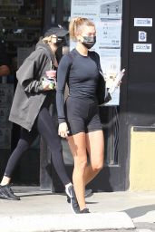 Hailey Bieber and Justine Skye - Out in Los Angeles 09/21/2020