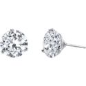 Harry Kotlar Classic Martini Stud Diamond Earrings