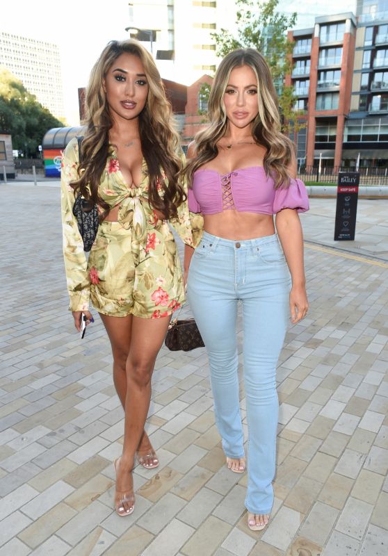 Holly Hagan and Zahida Allen - Out in Manchester 09/06/2020
