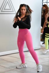 Holly Hagan in a Charlotte Thorne Fitness Class 09/26/2020