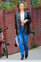 Irina Shayk in Casual Outfit - New York 09/14/2020