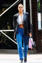 Irina Shayk in Casual Outfit - New York 09/14/2020