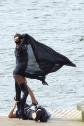 Irina Shayk - Vogue Germany Photoshoot Set at Lake Como 09/27/2020