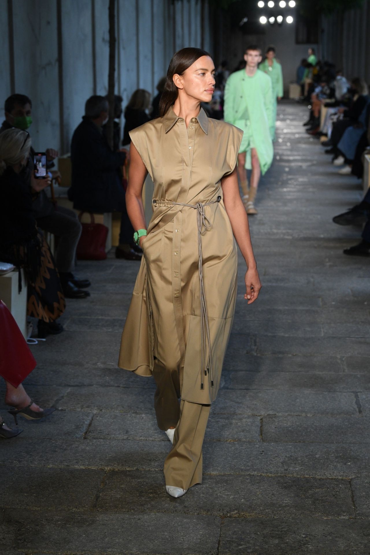 Irina Shayk - Walks Boss Fashion Show at the Milan Women's Fashion Week ...