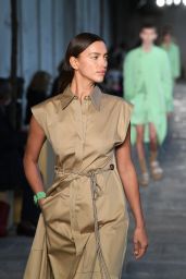 Irina Shayk - Walks Boss Fashion Show at the Milan Women