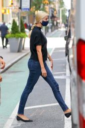 Ivanka Trump Street Style - Leaving an Office Building in NYC 09/18/2020