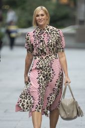 Jenni Falconer in Animal Print Dress - London 09/07/2020