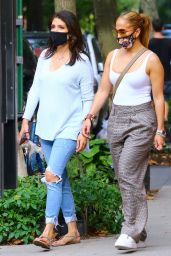 Jennifer Lopez With Her Sister at Cipriani Downtown in NYC 09/07/2020