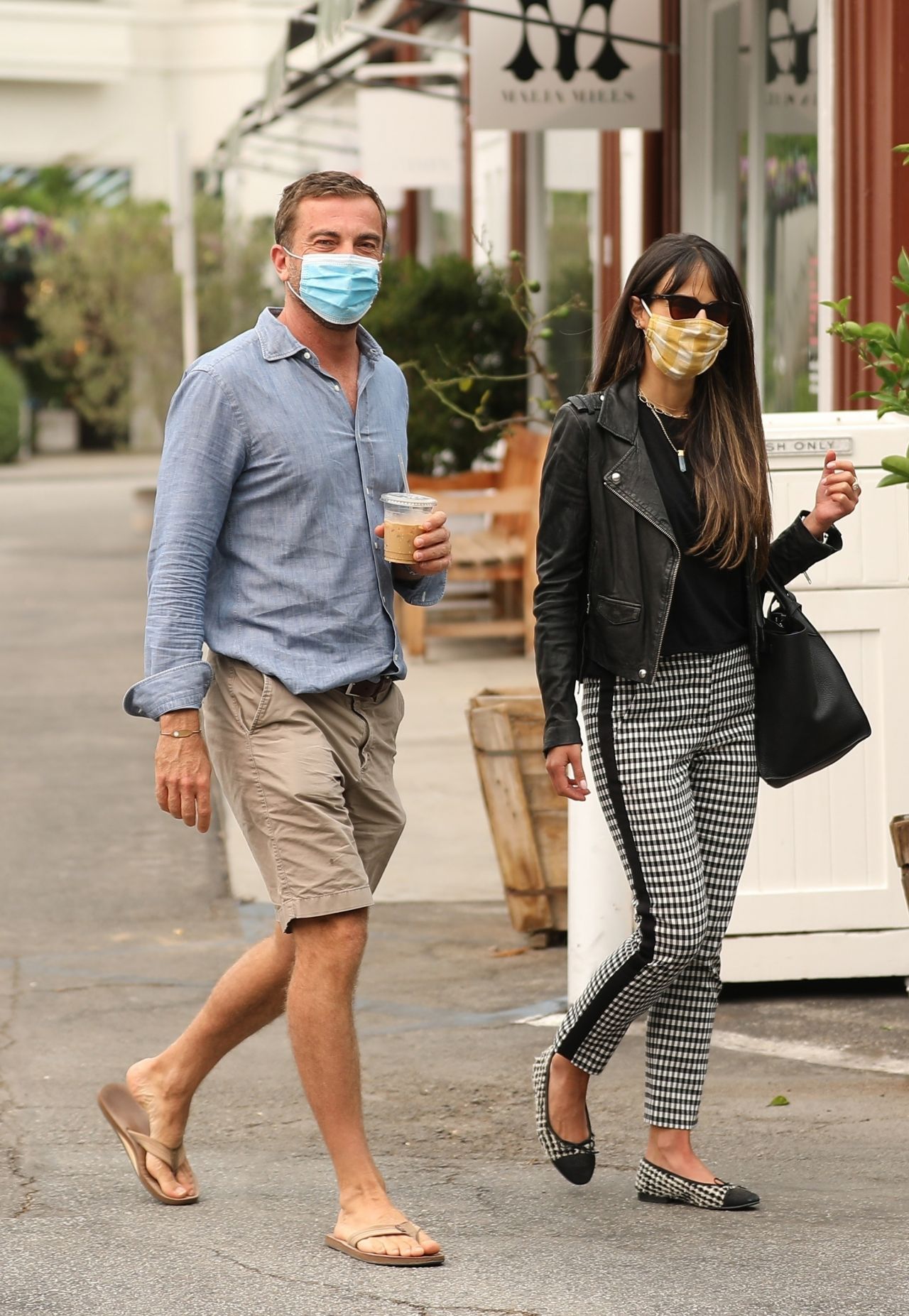 Jordana Brewster With Her New Boyfriend Mason Morfit in Brentwood 09/08