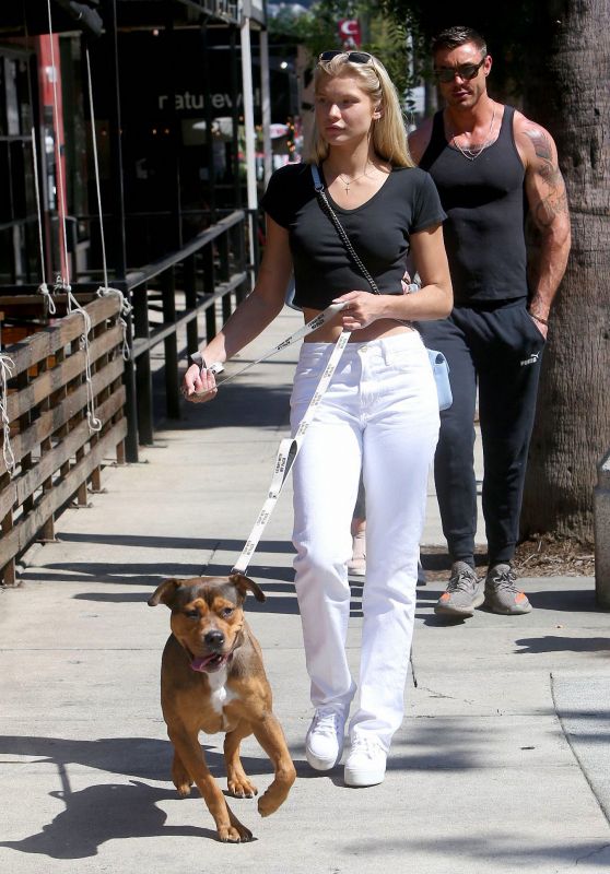 Josie Canseco - Walking Her Dog in LA 09/01/2020