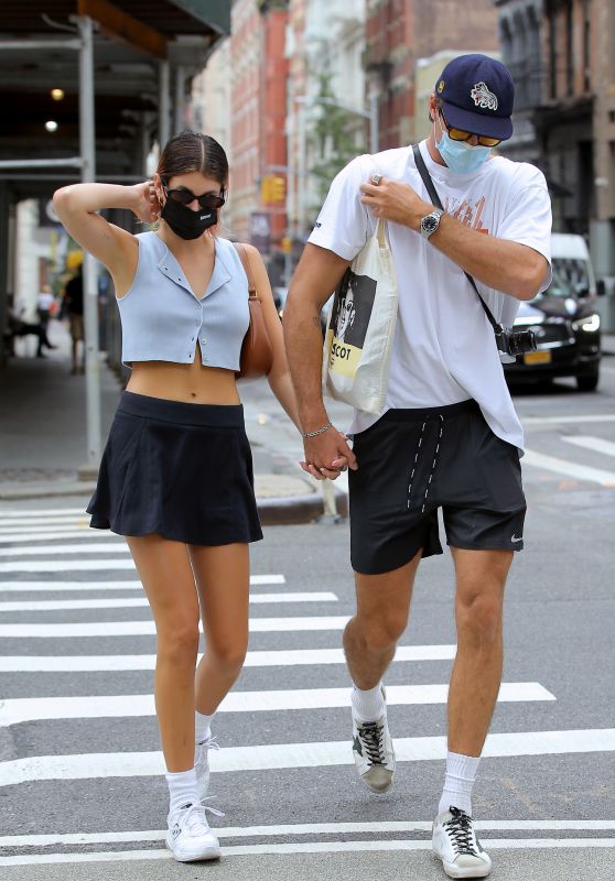 Kaia Gerber and Boyfriend Jacob Elordi in NYC 09/11/2020 • CelebMafia