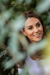 Kate Middleton Wearing Necklace With Initials of Children - London 09/22/2020