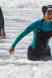 Kourtney Kardashian - Surf Lesson in Malibu 09/27/2020