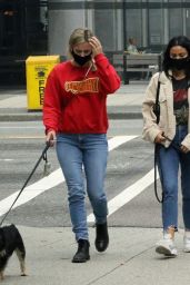 Lili Reinhart - Walking Her Dog in Vancouver 09/13/2020