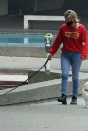 Lili Reinhart - Walking Her Dog in Vancouver 09/13/2020