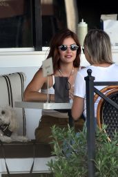 Lucy Hale Displays New Hair Color - Sweet Butter in Sherman Oaks 09/28/2020
