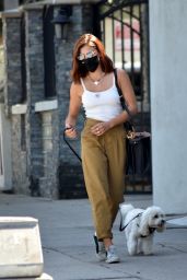 Lucy Hale Displays New Hair Color - Sweet Butter in Sherman Oaks 09/28/2020