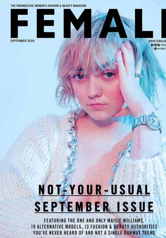 Maisie Williams - Female Magazine September 2020 Cover