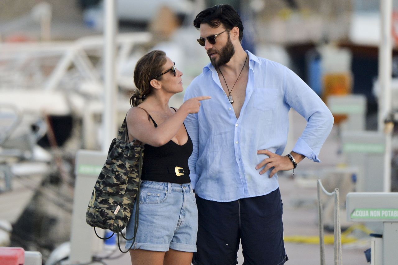 Maria Elena Boschi and Giulio Berruti - Porto Ercole 08/30/2020