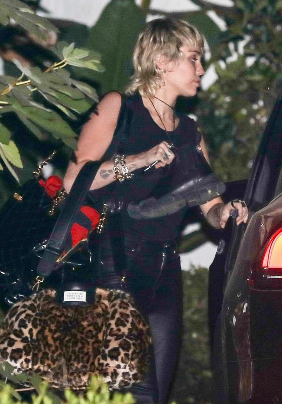 Miley Cyrus - Leaves a Photoshoot in Beverly Hills 09/15/2020