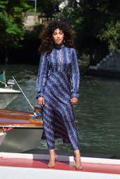 Mina El Hammani at the Excelsior Hotel in Venice 09/11/2020