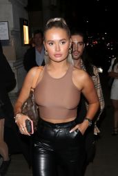 Molly-Mae Hague Night Out Style - Novikov Mayfair in London 09/22/2020