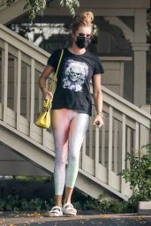 Rebecca Romijn in Spandex - Leaving a Spa in Malibu 09/15/2020