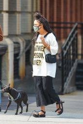 Tessa Thompson - Out in NYC 09/16/2020