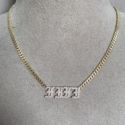 Xiv Karats Custom 14Kt Gold and Diamond Fifi Necklace