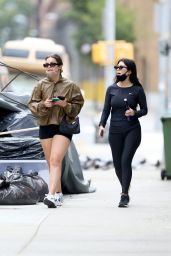 Addison Rae and Kourtney Kardashian - Out in West Village 10/11/2020