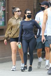 Addison Rae and Kourtney Kardashian - Out in West Village 10/11/2020