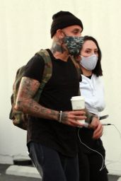 AJ McLean - Going to the DWTS Dance Practice in LA 09/29/2020