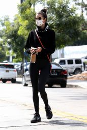 Alessandra Ambrosio in Tight Leggings - Beverly Hills 10/08/2020