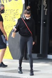 Alessandra Ambrosio in Tight Leggings - Beverly Hills 10/08/2020