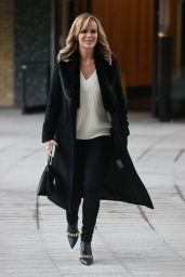 Amanda Holden in a Chic Jacket and Jumper - Sunday Brunch TV in London 10/04/2020