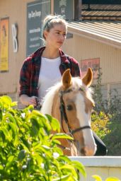 Amber Heard - Rides Her Horse in LA 10/27/2020