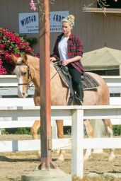 Amber Heard - Rides Her Horse in LA 10/27/2020