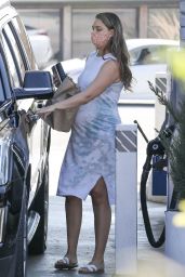 April Love Geary at the Gas Station in Malibu 10/14/2020
