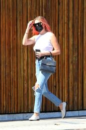 Ashley Benson Displays New Hair Color - Shopping in West Hollywood 10/14/2020