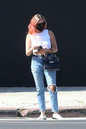 Ashley Benson Displays New Hair Color - Shopping in West Hollywood 10/14/2020