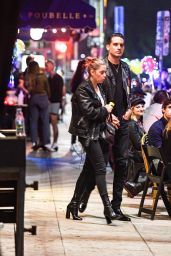 Ashley Benson Having a Romantic Dinner Date - La Poubelle in Hollywood 10/11/2020